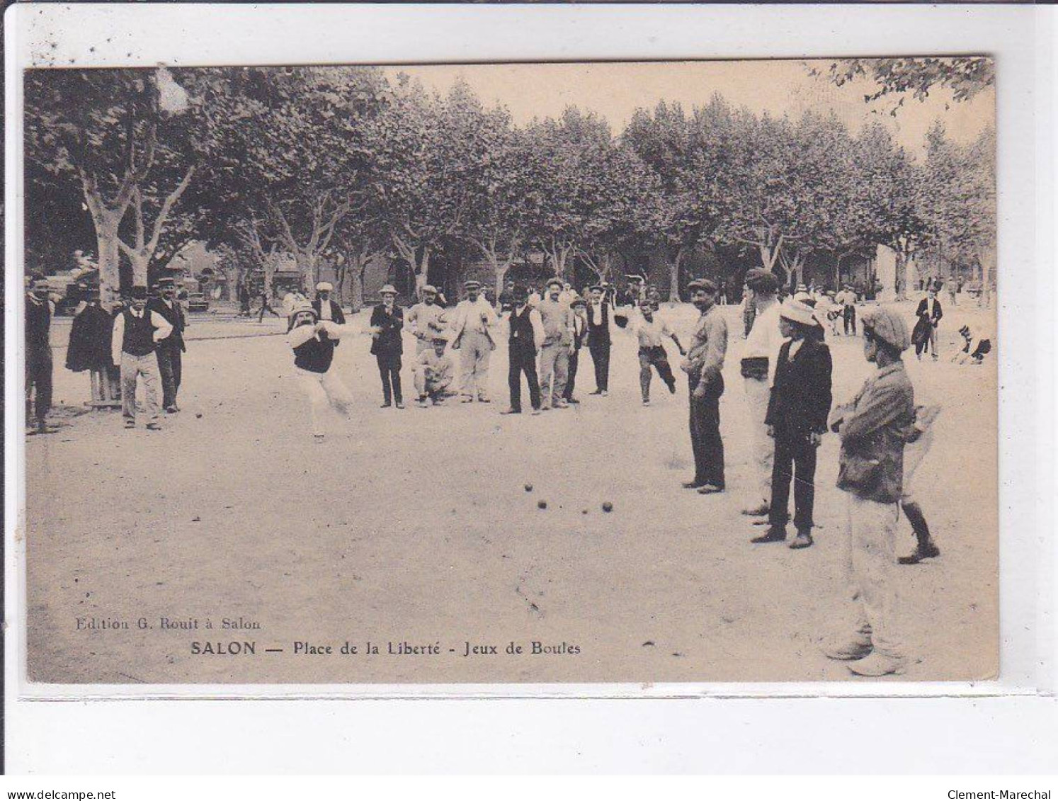 SALON: Place De La Liberté, Jeux De Boules - Très Bon état - Salon De Provence