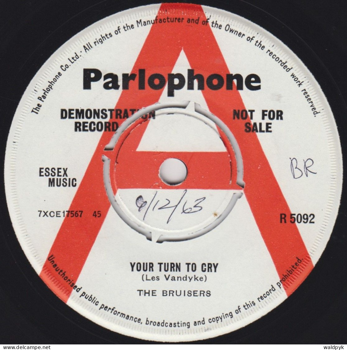 THE BRUISERS - Your Turn To Cry - Other - English Music