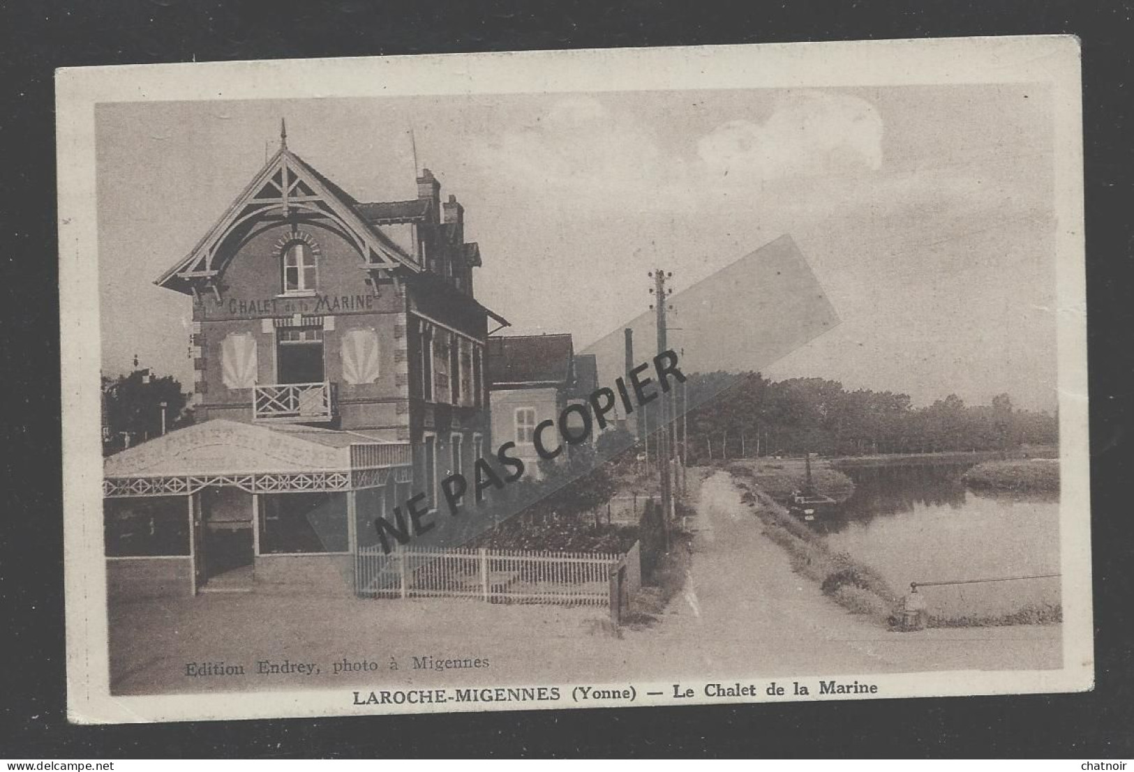 LAROCHE MIGENNES  Le Chalet De La Marine  écrite En Mars 1940 - Autres & Non Classés