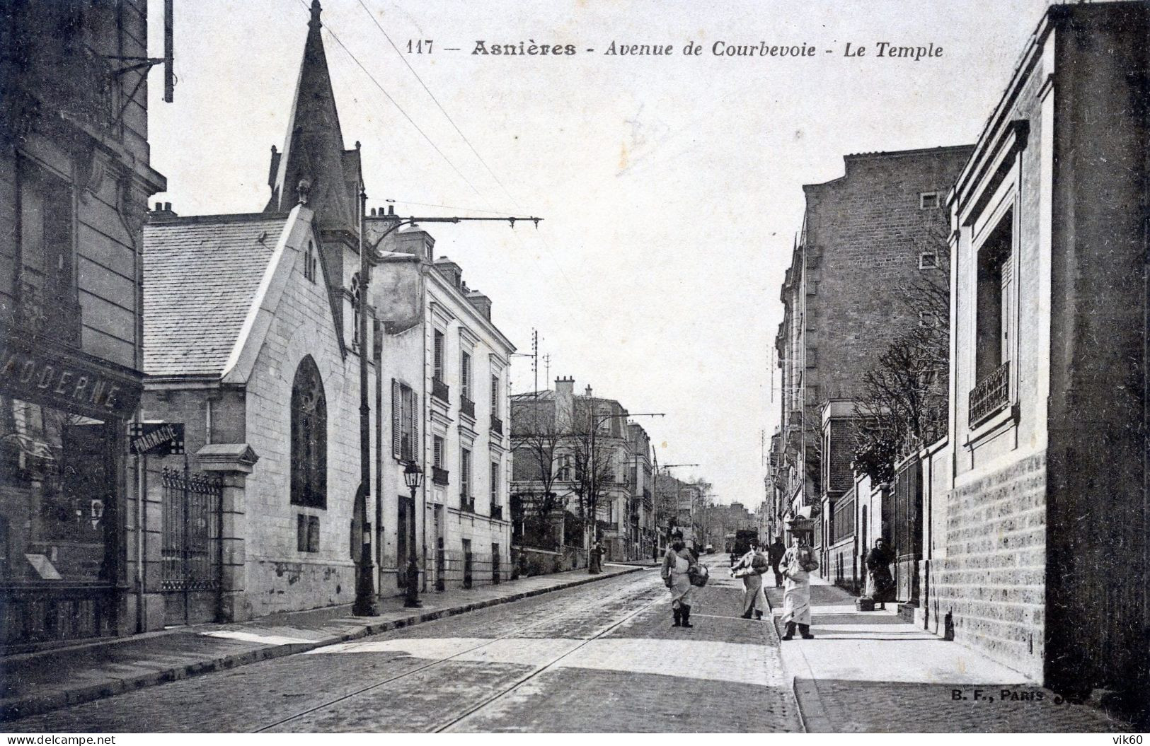 92  ASNIERES TEMPLE AVENUE DE COURBEVOIE - Asnieres Sur Seine