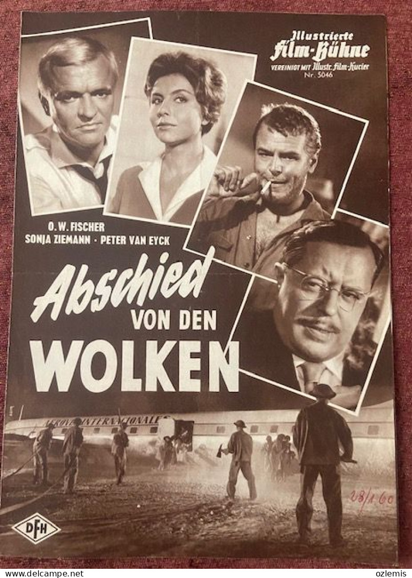 ABSCHIED VON DEN WOLKEN ,ILLUSTRIERTE ,FILM - KUHNE ,CINEMA ,MOVIE ,MAGAZINE - Cine & Televisión