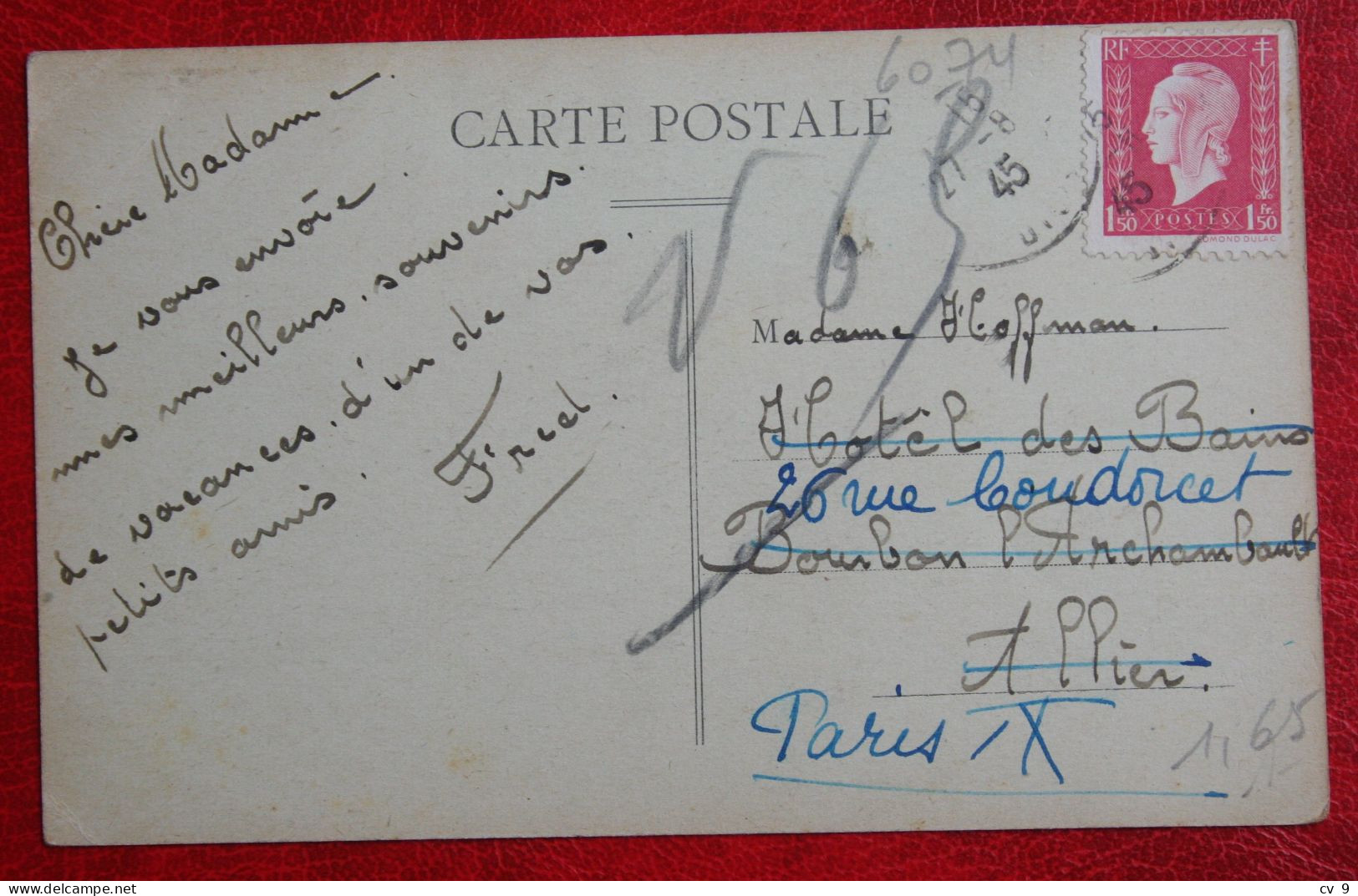 CP CHAUMONT En VEXIN Le Chateau De Bois De La Brosse France Voyagee Used Postcard B288 - Chaumont En Vexin
