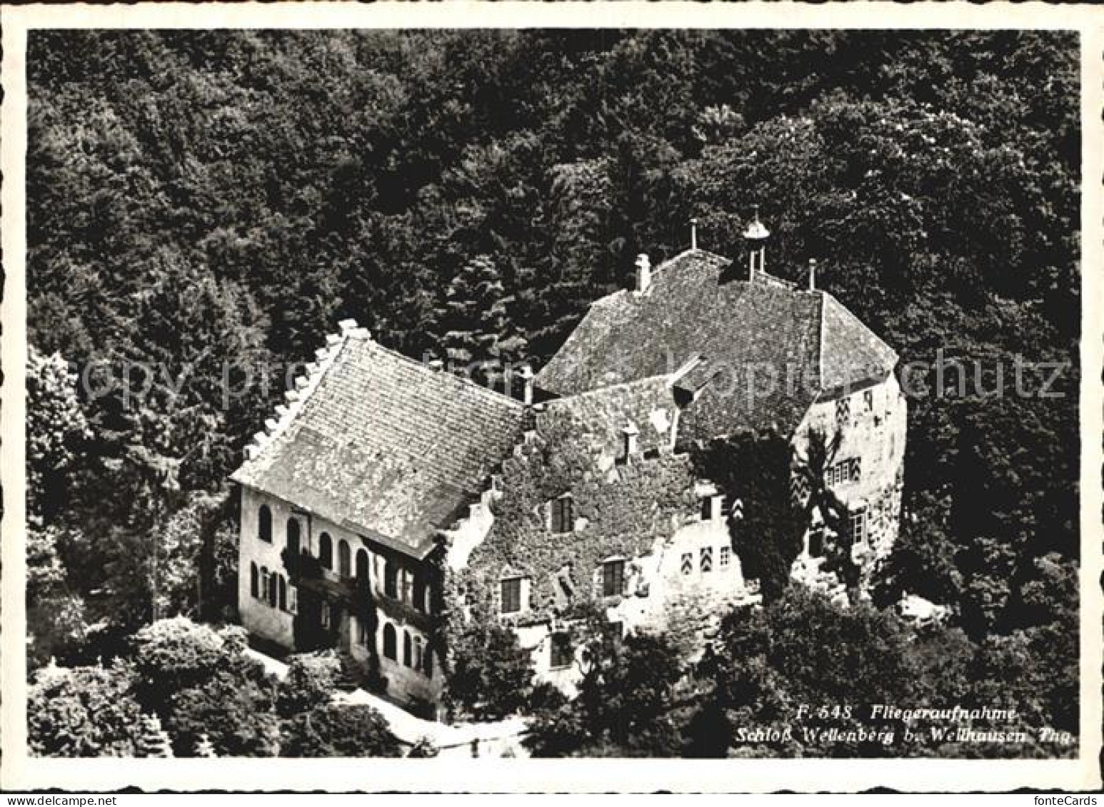 12588698 Wellhausen Felben Schloss Wellenberg Fliegeraufnahme Felben-Wellhausen - Autres & Non Classés