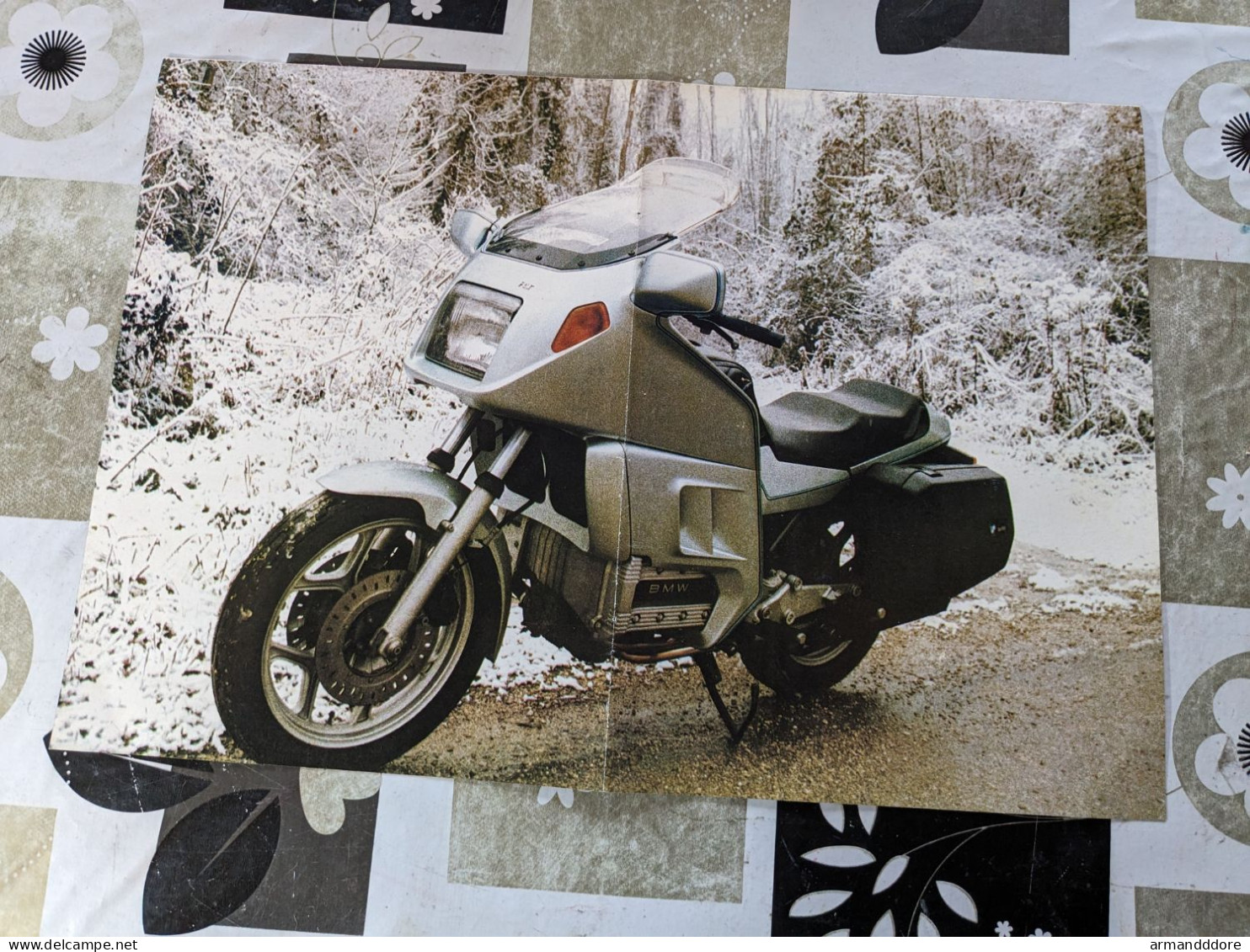 Poster - Calendrier 1986 Bmw K100 Lt Kawazaki Klr 600 - Auto/Motorrad