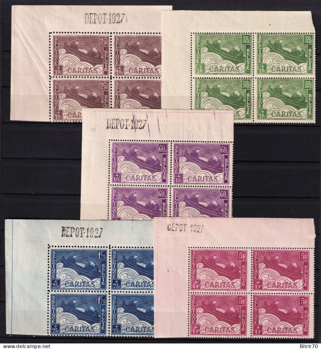 Belgica, 1927 Y&T. 249 / 253,  MNH. - Unused Stamps