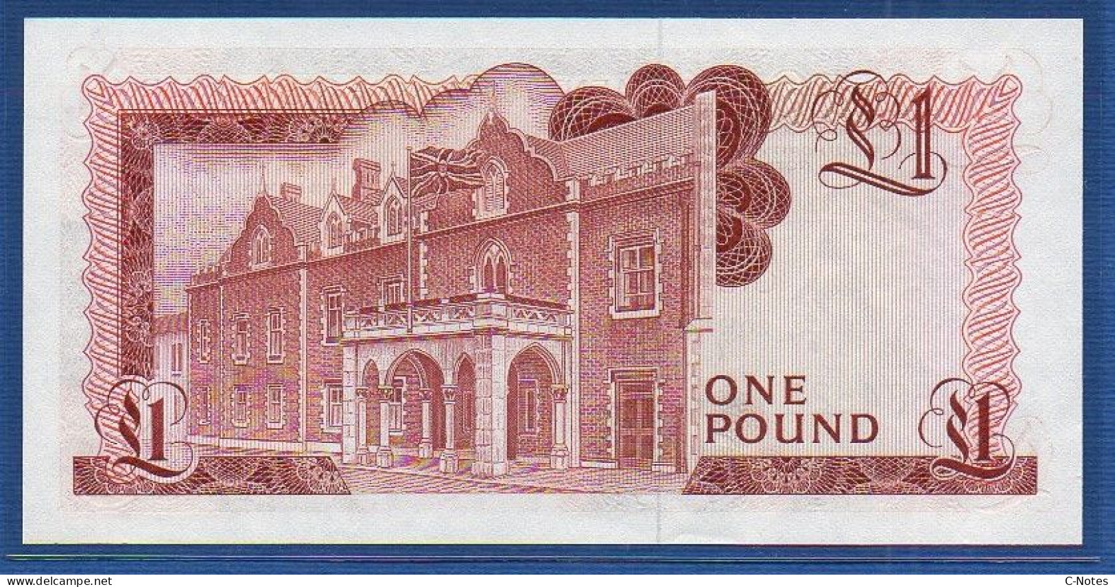 GIBRALTAR - P.20a – 1 Pound 1975 UNC, S/n J684623 - Gibraltar