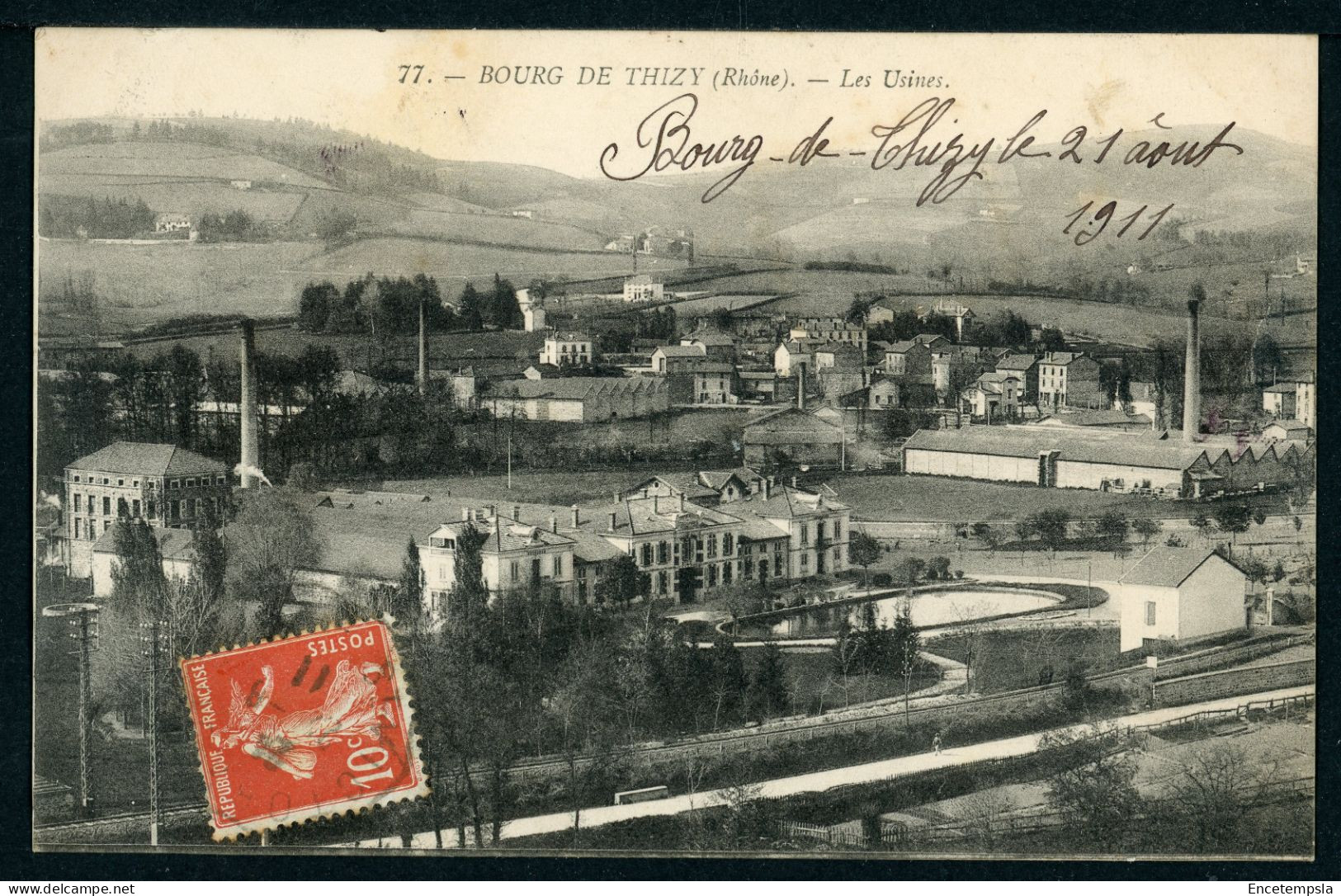 Carte Postale - France - Bourg De Thizy - Les Usines (CP24716) - Thizy