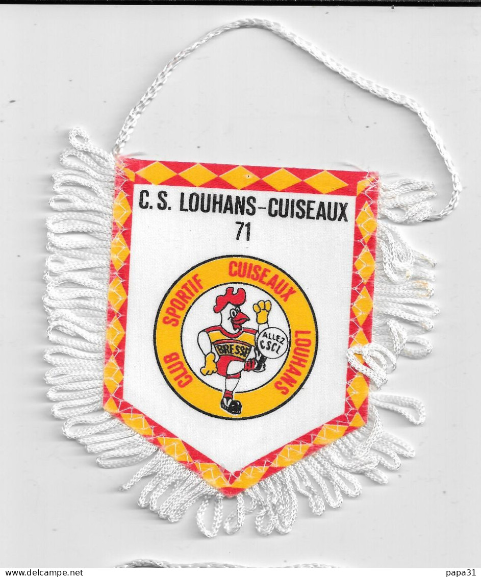 Fanion, Sports, Football   C.S. LOUHANS-CUISEAUX - Uniformes Recordatorios & Misc