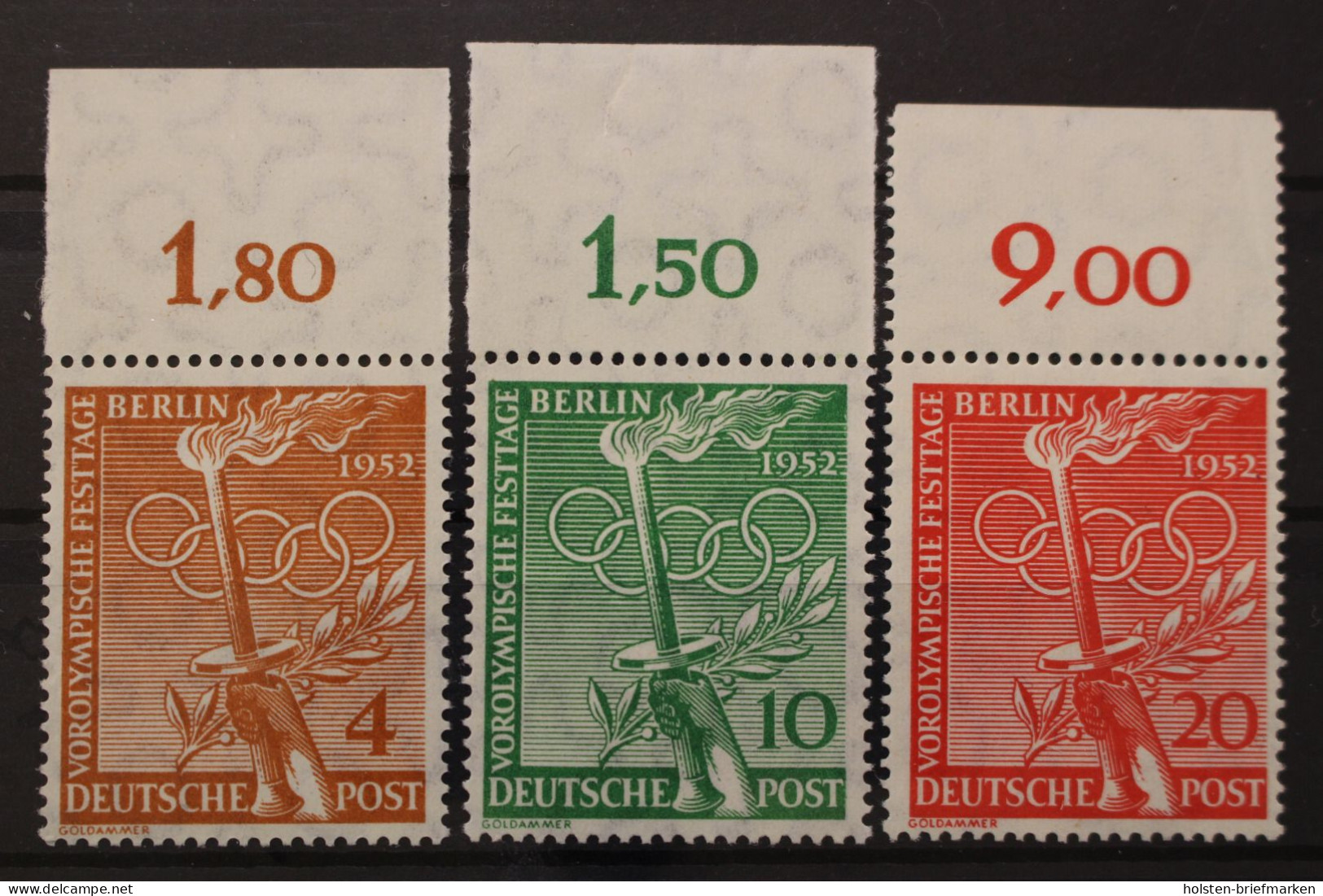 Berlin, MiNr. 88-90 Oberrand, Postfrisch - Sonstige & Ohne Zuordnung