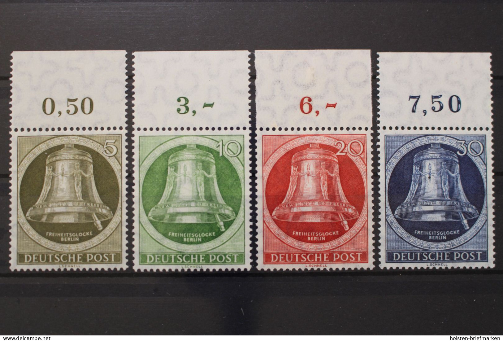 Berlin, MiNr. 82-85 Oberrand, Postfrisch, BPP Signatur - Autres & Non Classés