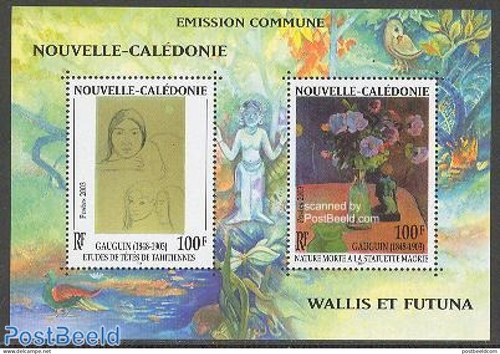 New Caledonia 2003 Gaugin Painting S/s, Mint NH, Various - Joint Issues - Art - Modern Art (1850-present) - Paintings .. - Ungebraucht