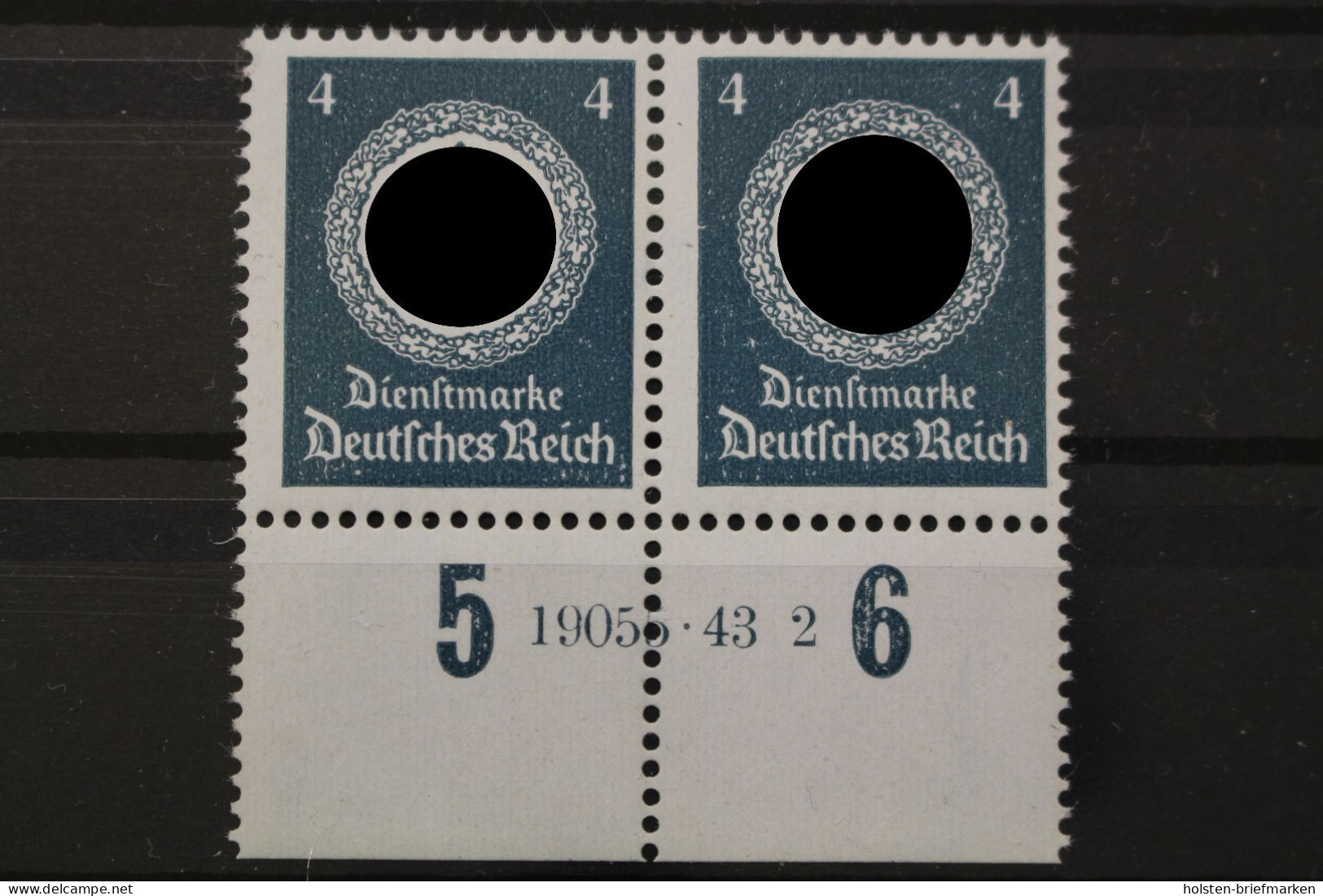 DR Dienst, MiNr. 167 Paar Unterrand HAN 19055.43 2, Postfrisch - Dienstzegels