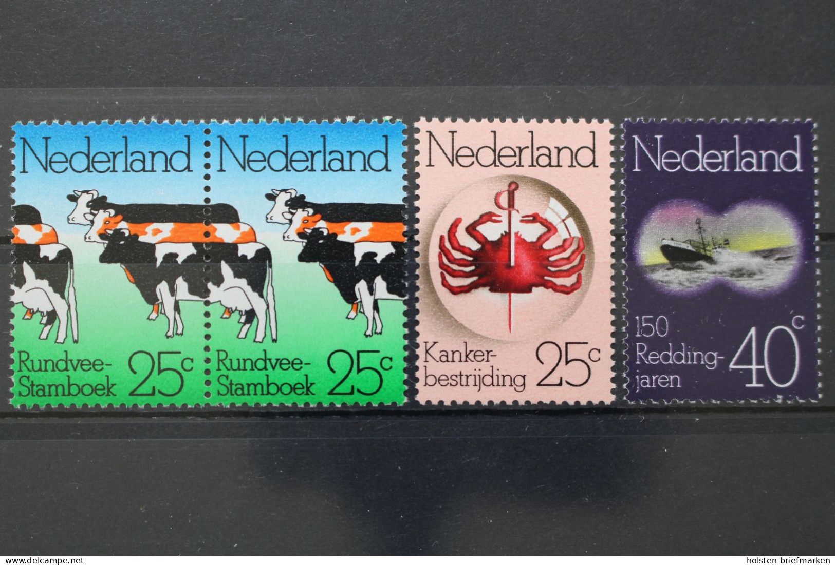 Niederlande, MiNr. 1032-1034, (1032 Im Paar), Postfrisch - Autres & Non Classés