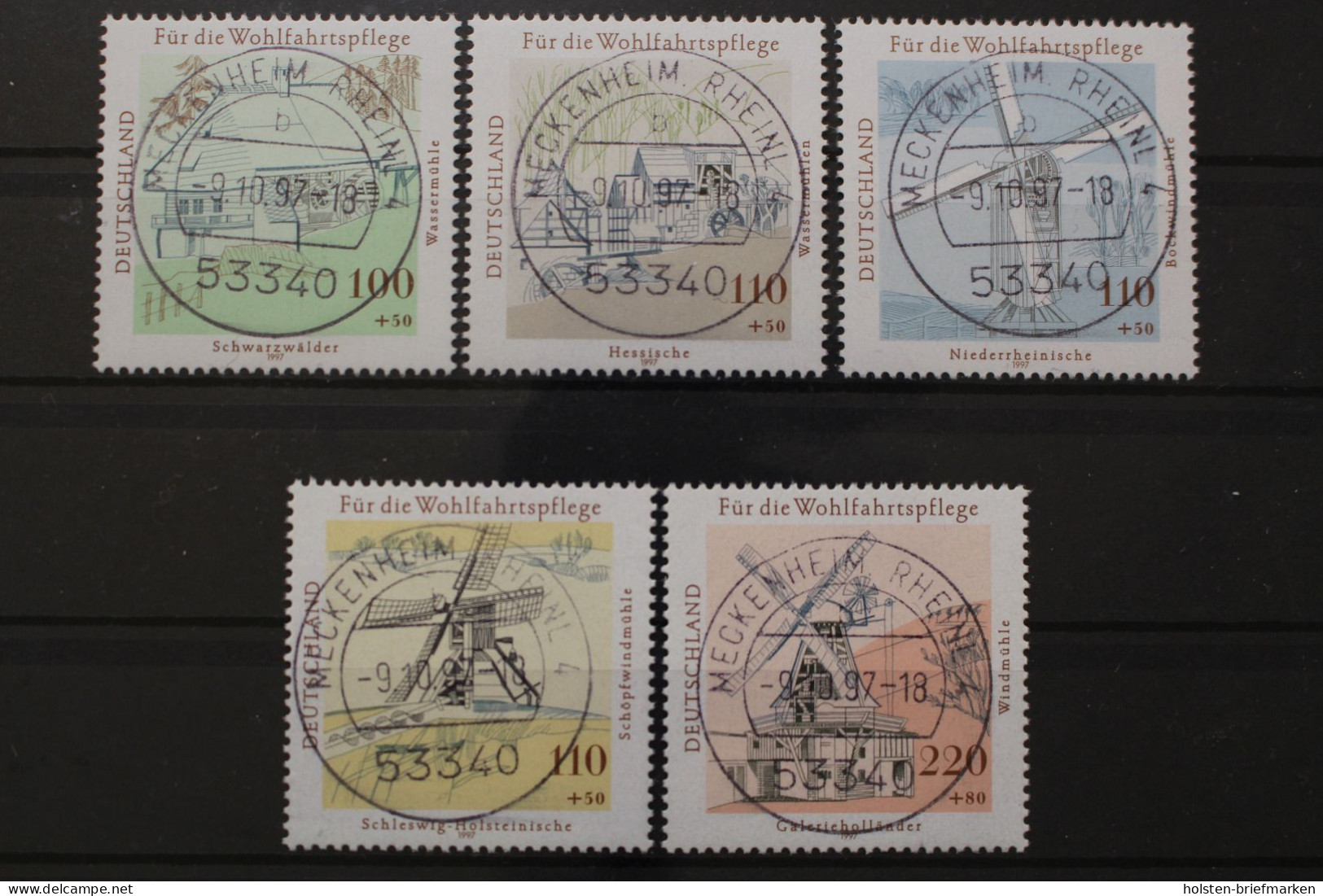 Deutschland (BRD), MiNr. 1948-1952 Zentrisch Meckenheim, EST - Altri & Non Classificati