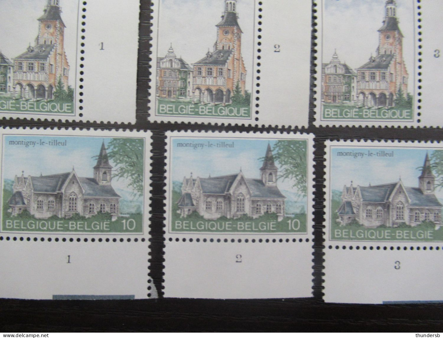 2138/40 'Toerisme' - Postfris ** - Volledige Set Plaatnummers - 1981-1990