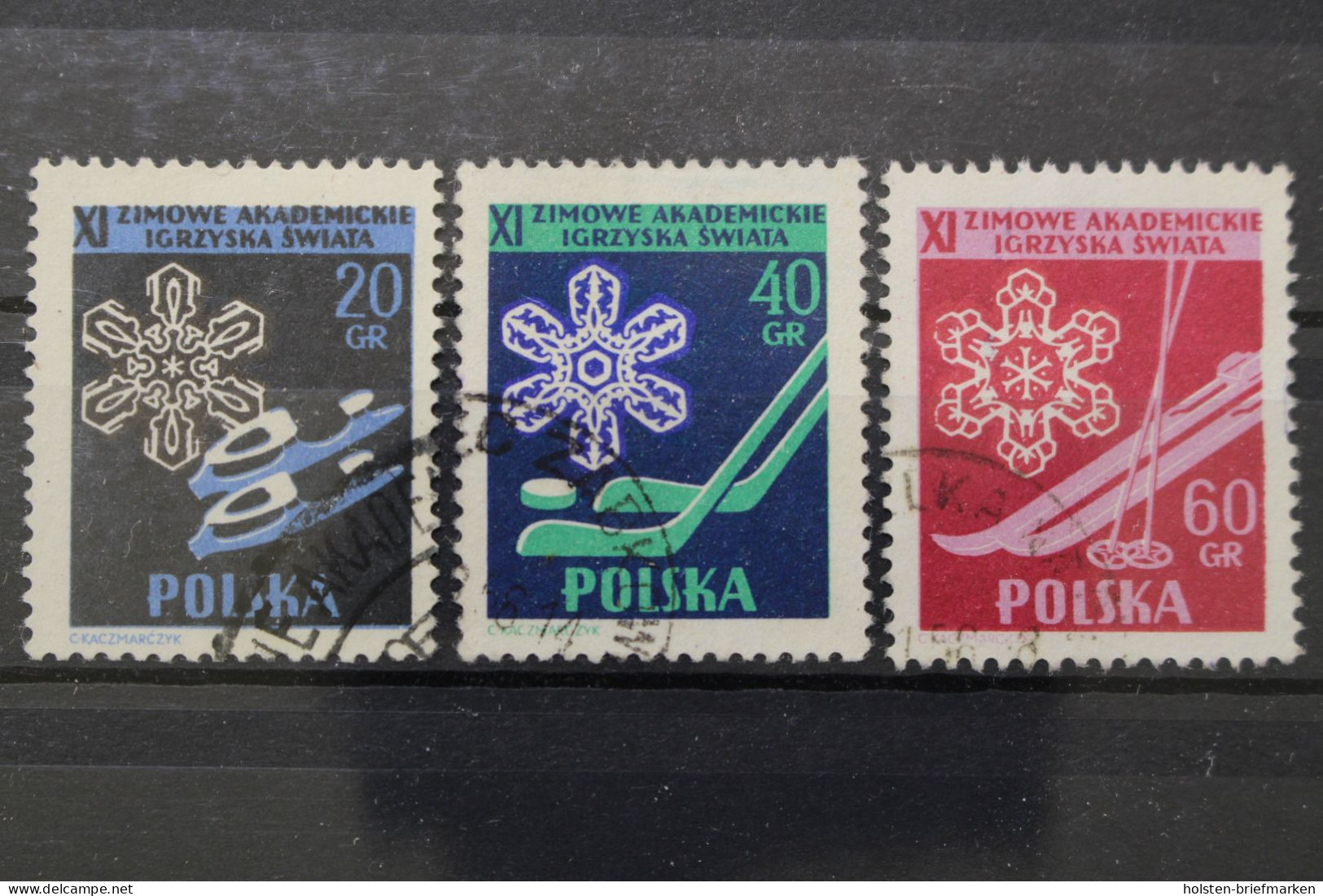 Polen, MiNr. 956-958, Gestempelt - Other & Unclassified