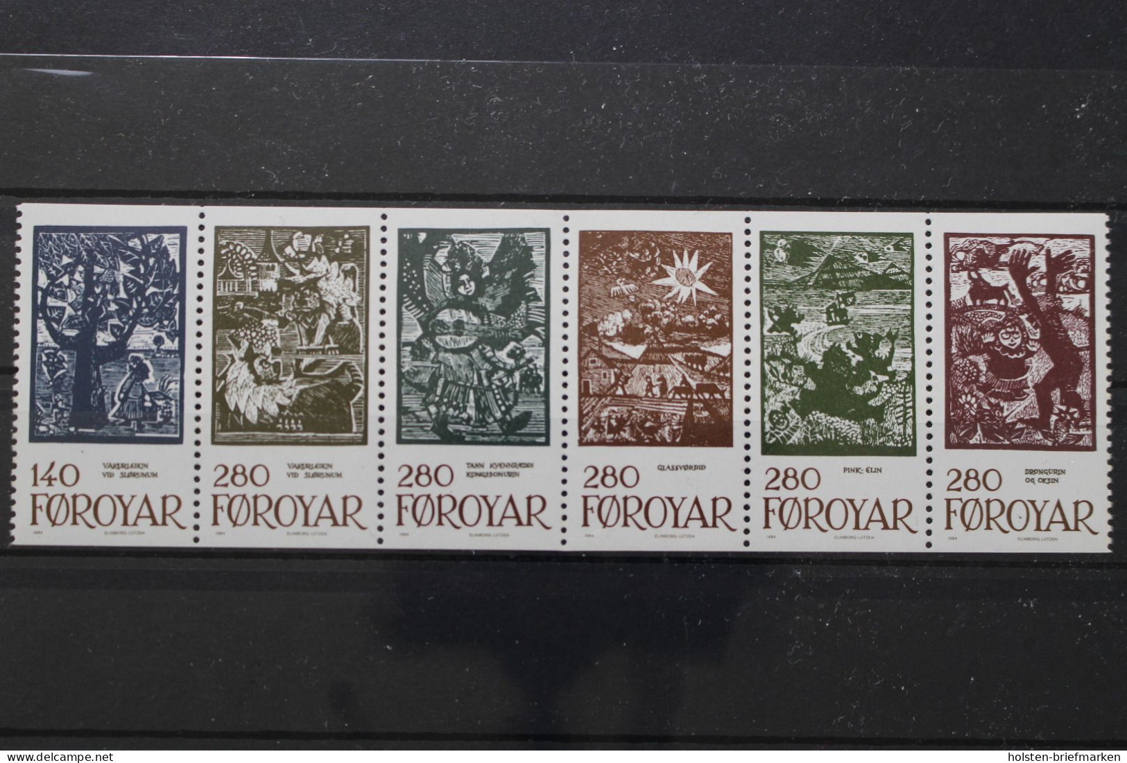 Färöer, MiNr. 106-111, H-Blatt 2, Postfrisch - Faroe Islands