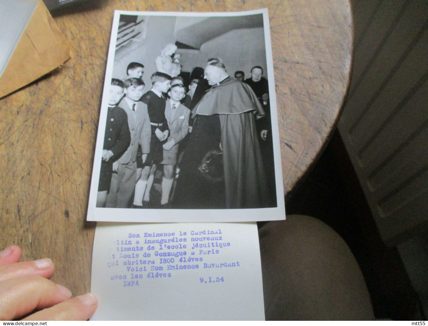 MAURICE FELTIN CARDINAL DE PARIS LOT DE 3 PHOTO DE PRESSE - Beroemde Personen