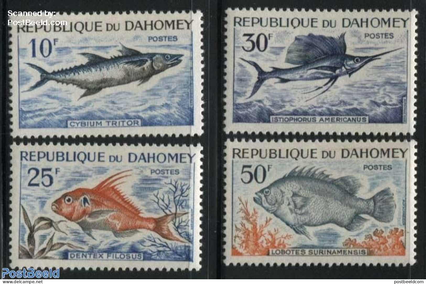 Dahomey 1965 Fish 4v, Mint NH, Nature - Fish - Vissen