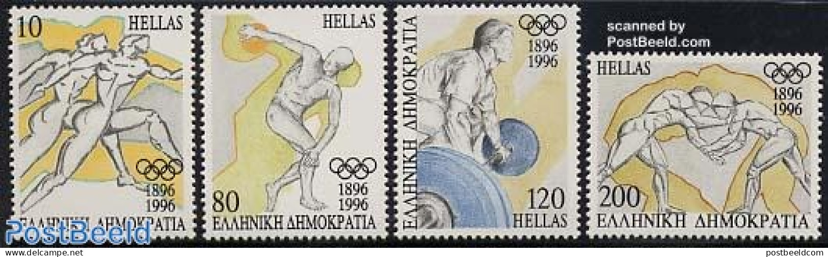 Greece 1996 Modern Olympics 4v, Mint NH, Sport - Olympic Games - Nuovi