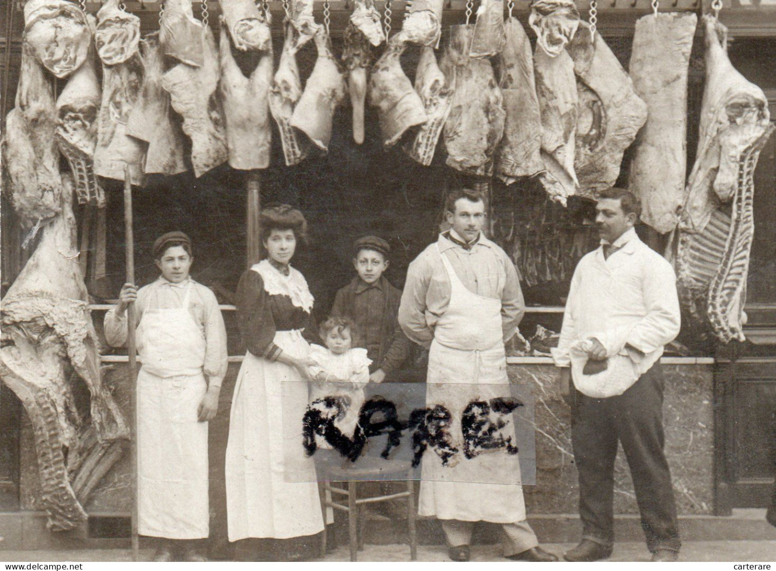 PHOTO ANCIENNE,49,MAINE ET LOIRE,ANGERS,1906,RUE BRESSIGNY,COMMERCE,RARE - Lugares