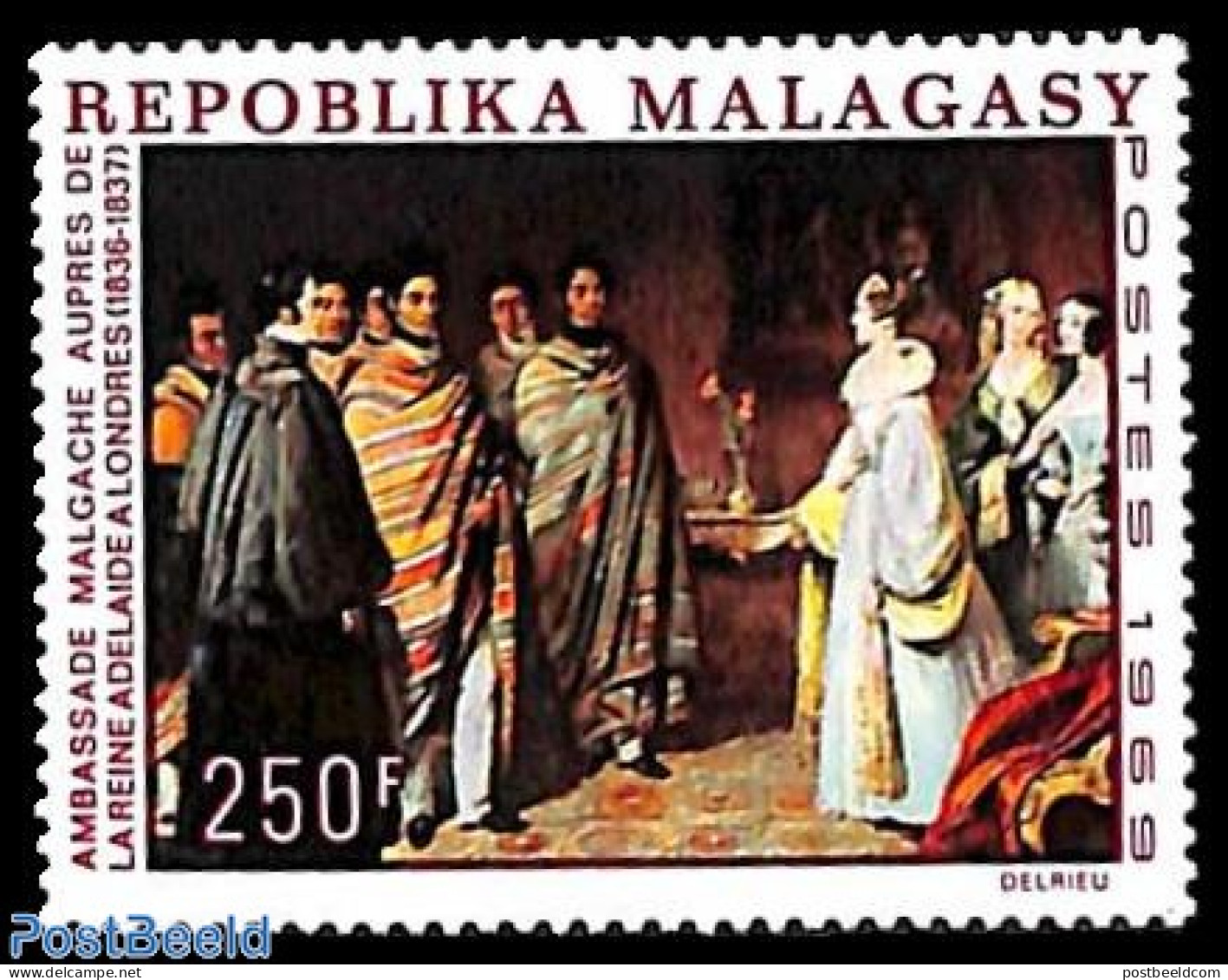 Madagascar 1969 Painting 1v, Mint NH, History - History - Kings & Queens (Royalty) - Art - Paintings - Royalties, Royals