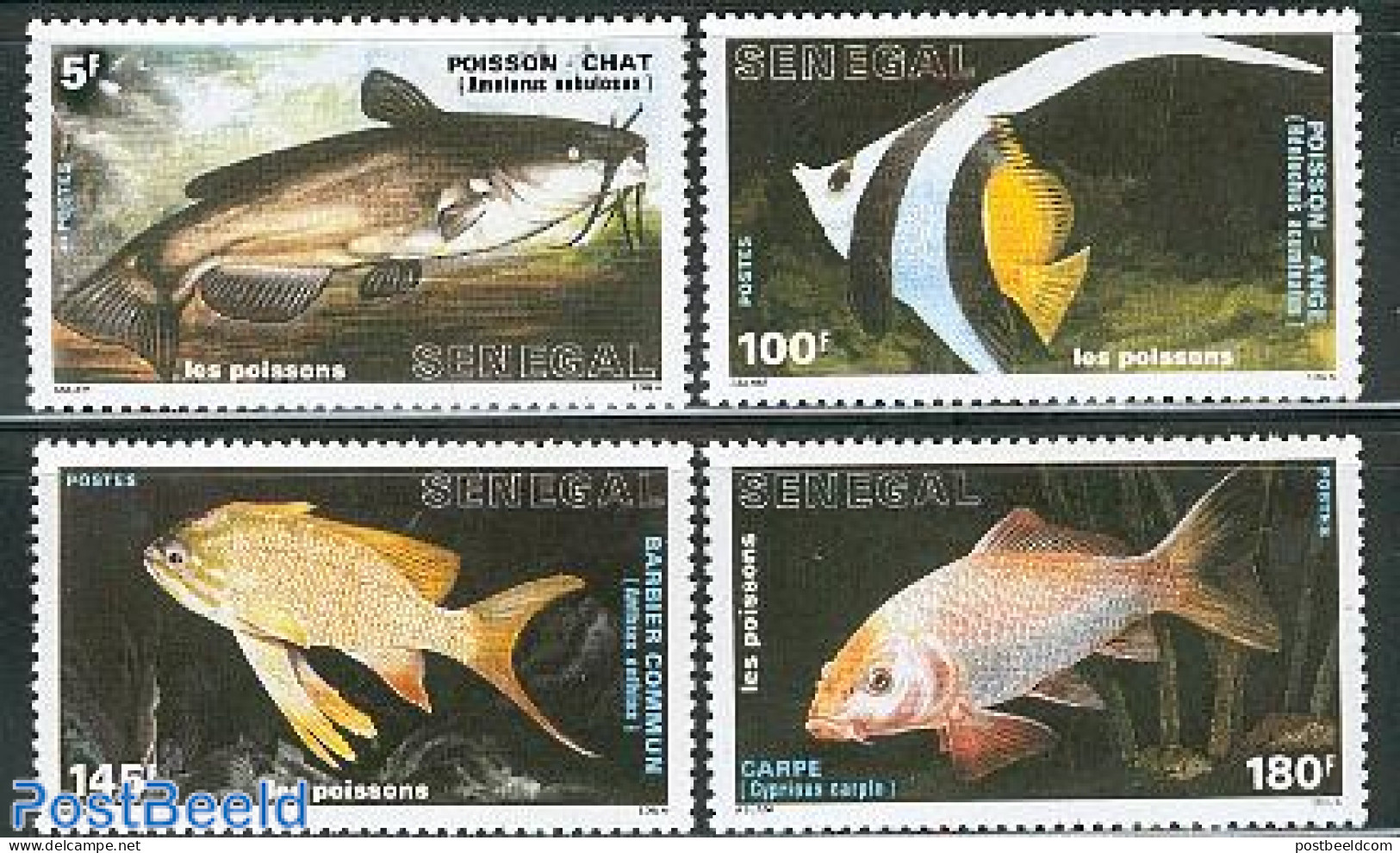 Senegal 1988 Fish 4v, Mint NH, Nature - Fish - Vissen