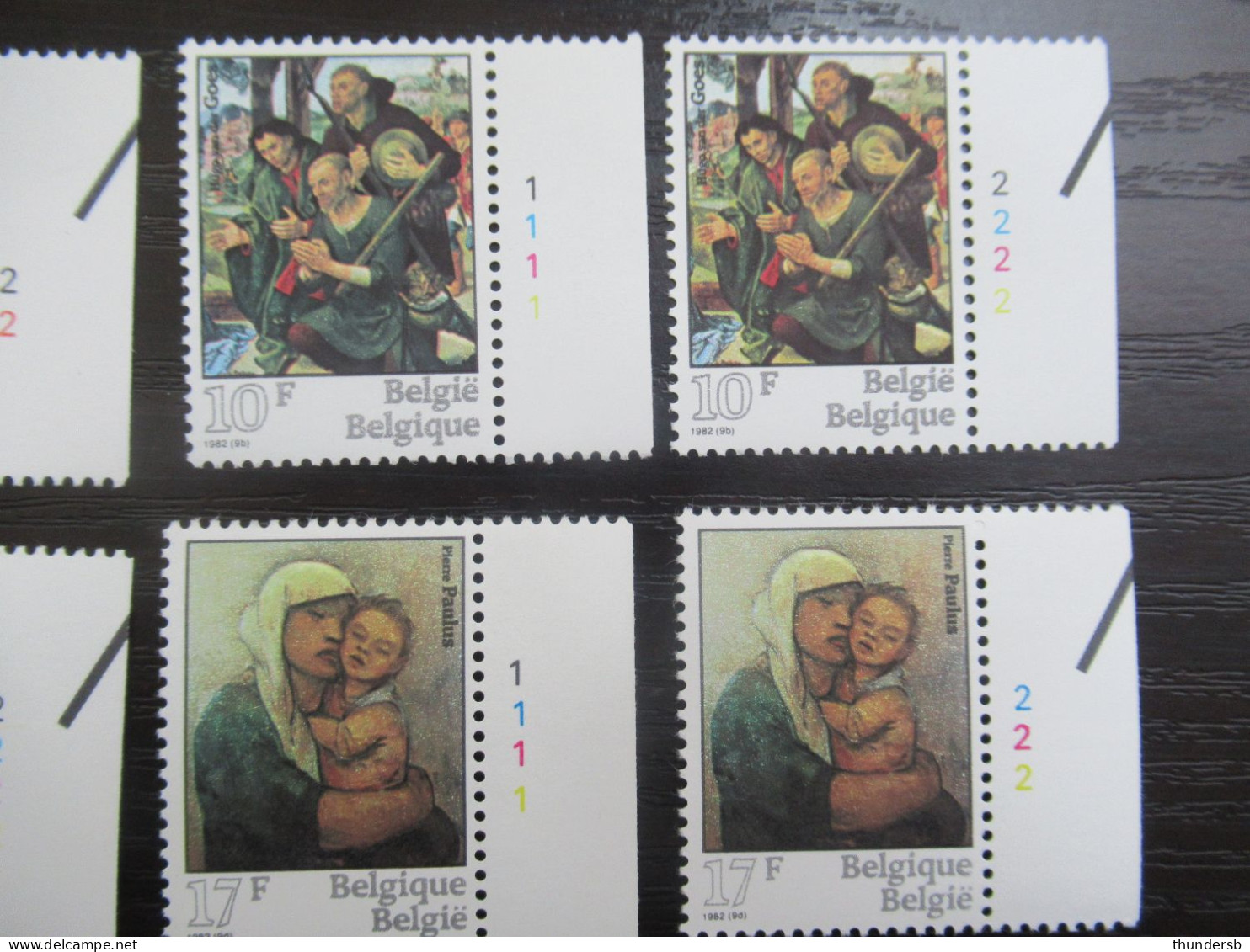 2060/63 'Culturele Uitgifte' - Postfris ** - Volledige Set Plaatnummers - 1981-1990