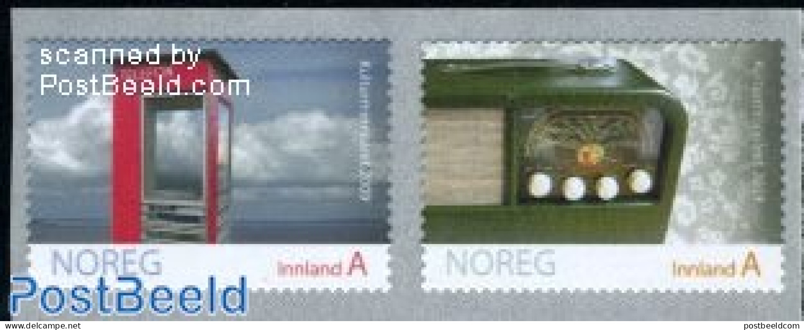 Norway 2009 Cultural Heritage 2v S-a, Mint NH, Performance Art - Science - Radio And Television - Telephones - Nuovi