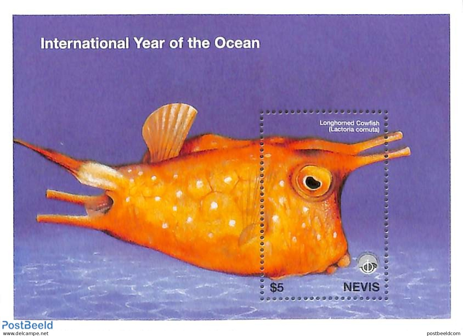 Nevis 1998 Int. Ocean Year  S/s, Mint NH, Nature - Fish - Poissons