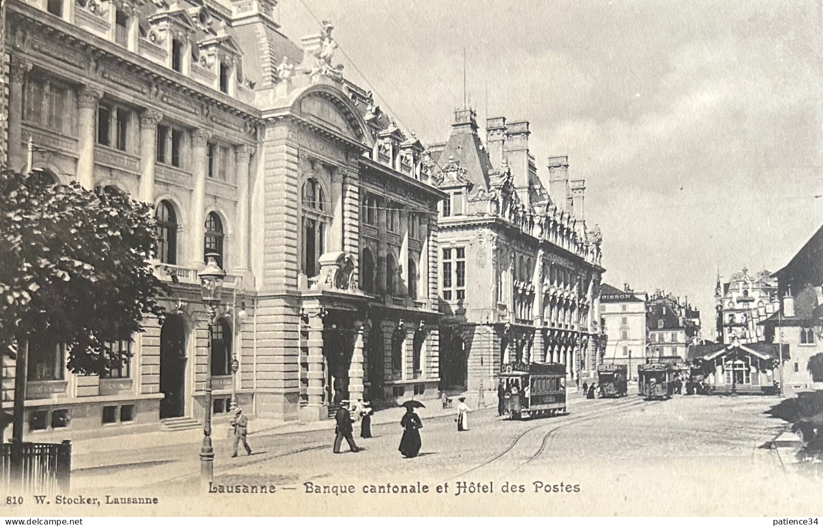 Lausanne - Banque Cantonale Et Hôtel Des Postes - Lausanne