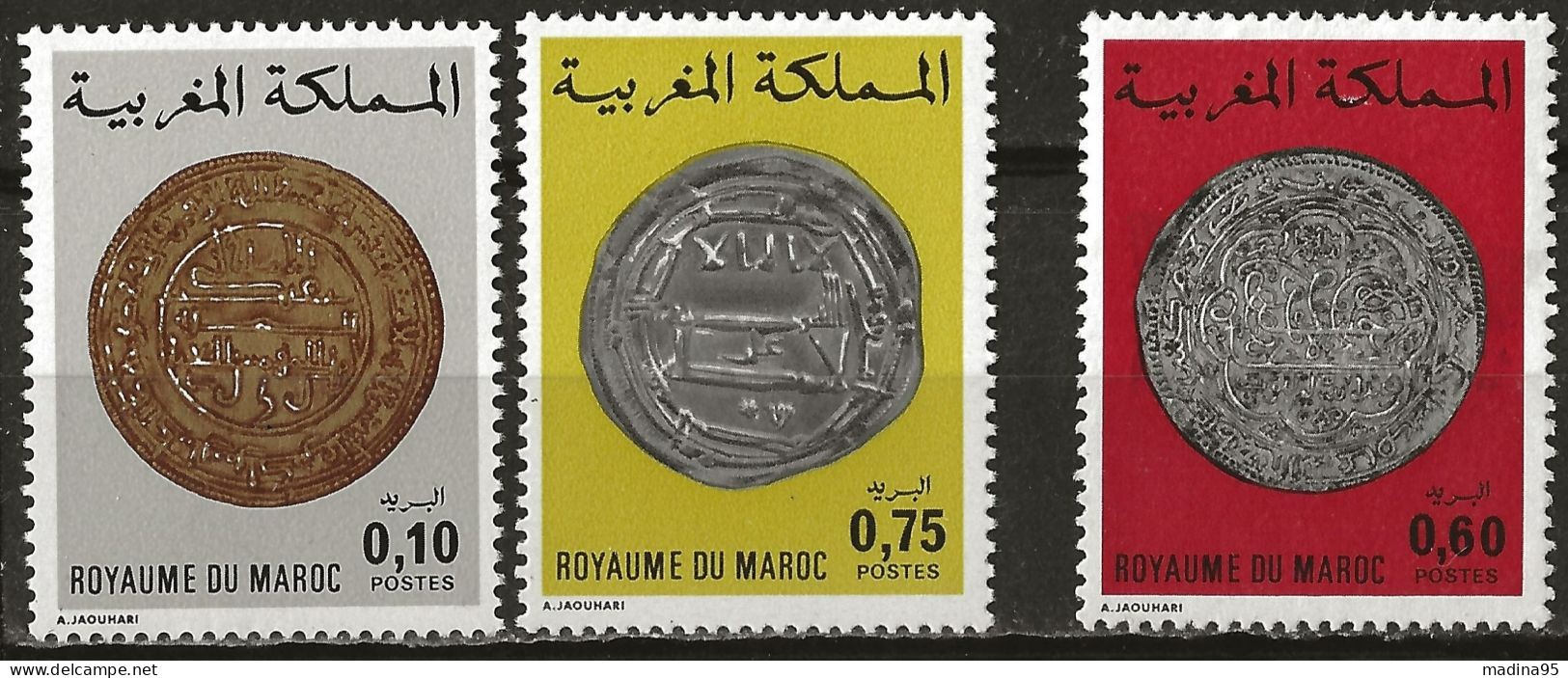 MAROC: **,*,(*), N° YT 797, 798ch. Et 807nsg, TB - Morocco (1956-...)