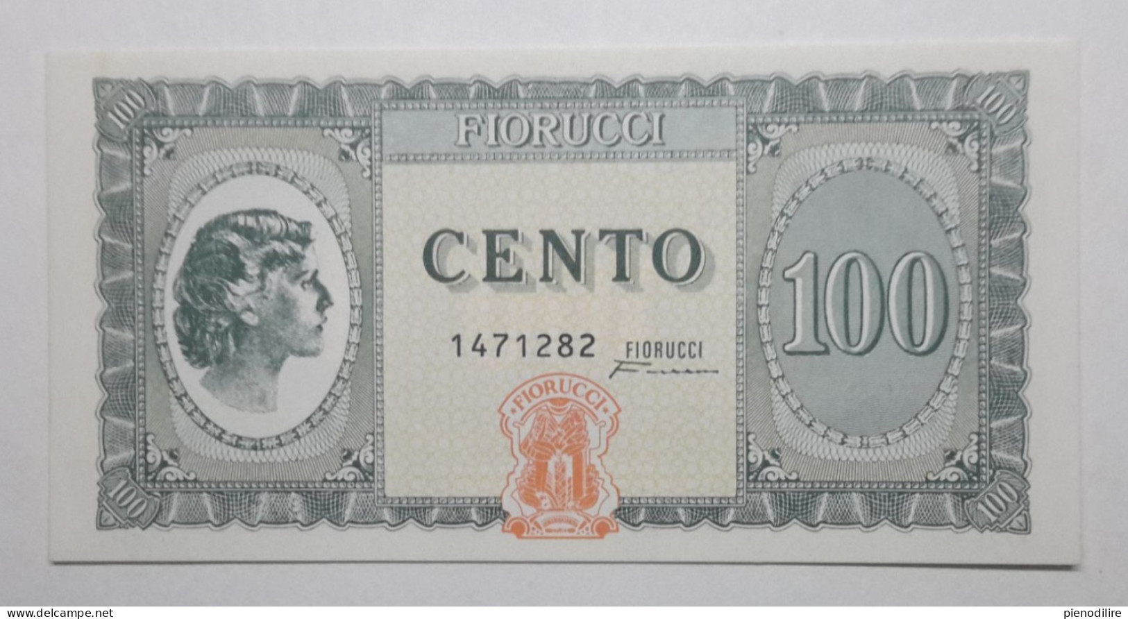 BANCONOTA BUONO D' ACQUISTO DA 100 LIRE FIORUCCI (A.7) - [10] Assegni E Miniassegni