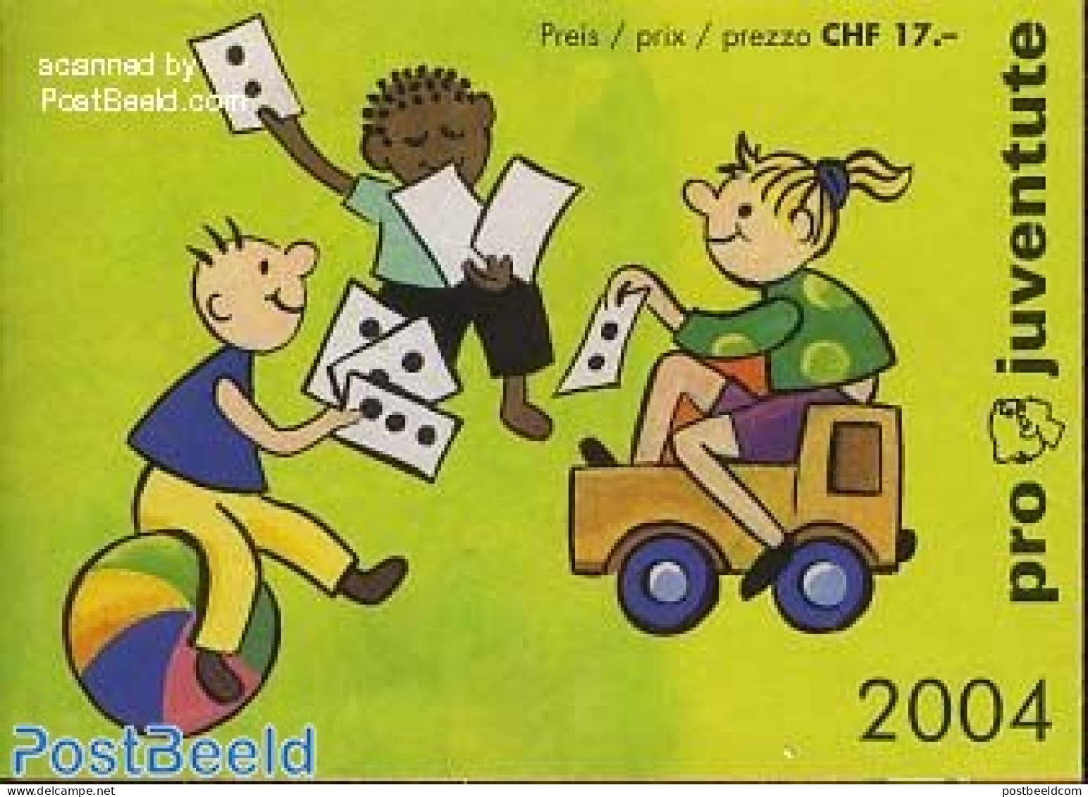 Switzerland 2004 Pro Juventute Booklet, Mint NH, Science - Various - Education - Stamp Booklets - Toys & Children's Ga.. - Ungebraucht