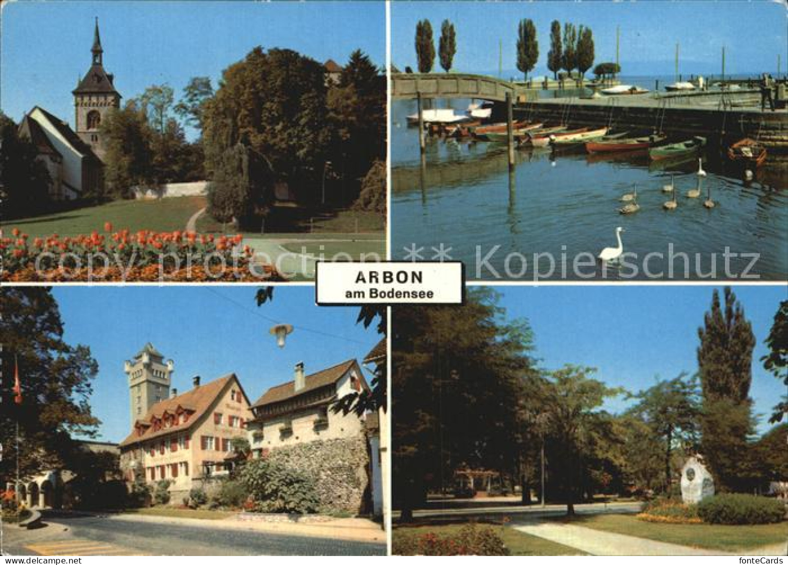 12588312 Arbon  TG Kirche Schloss Bodensee Hafen Roemerhof Seepark Saurer Denkma - Autres & Non Classés