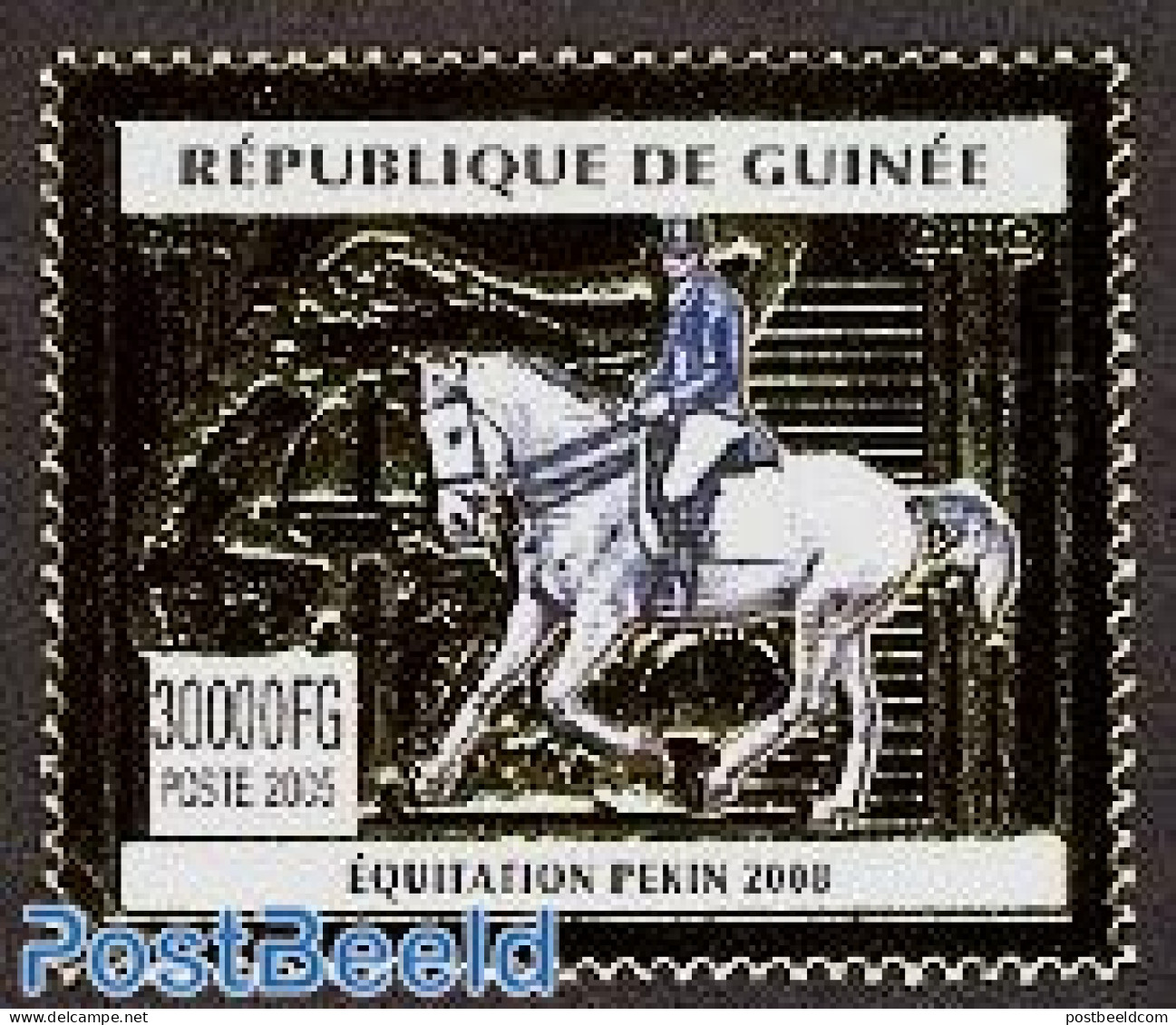 Guinea, Republic 2005 Olympic Games, Horse 1v, Gold, Mint NH, Nature - Sport - Horses - Olympic Games - Sonstige & Ohne Zuordnung