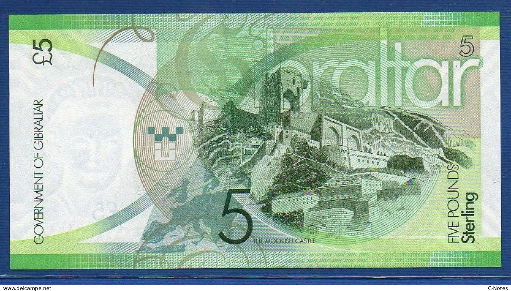 GIBRALTAR - P.35 – 5 Pounds 2011 UNC, S/n A/AA 402224 - Gibilterra