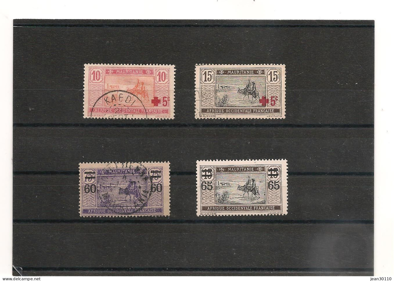 MAURITANIE  1913/25 N° 17/37* Et Oblitérés Cote :38,00 € - Nuevos