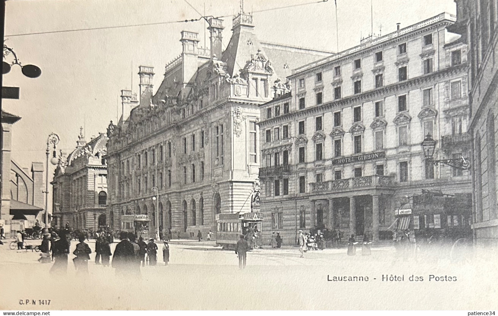 Lausanne - Hôtel Des Postes - Lausanne