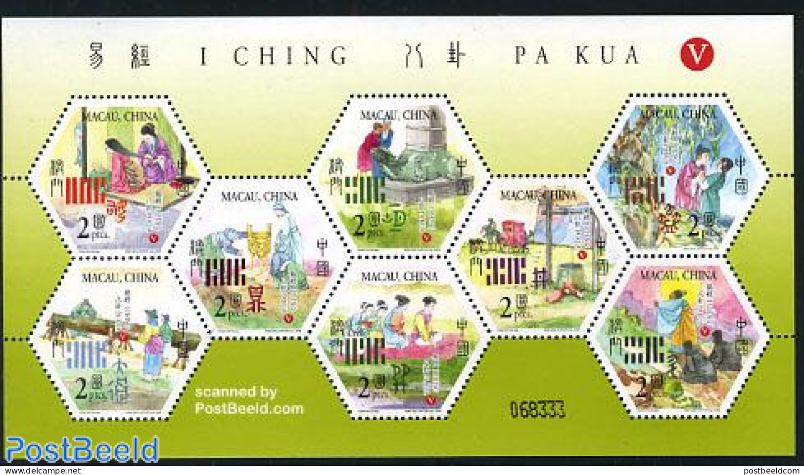 Macao 2006 I Ching Pa Kua (V), 8v M/s, Mint NH - Neufs
