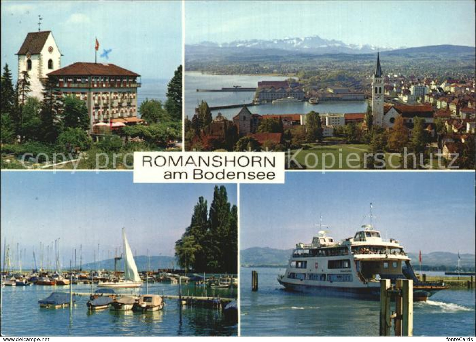 12587748 Romanshorn Bodensee Hotel Restaurant Hafen Faehre Alpenpanorama Romansh - Autres & Non Classés