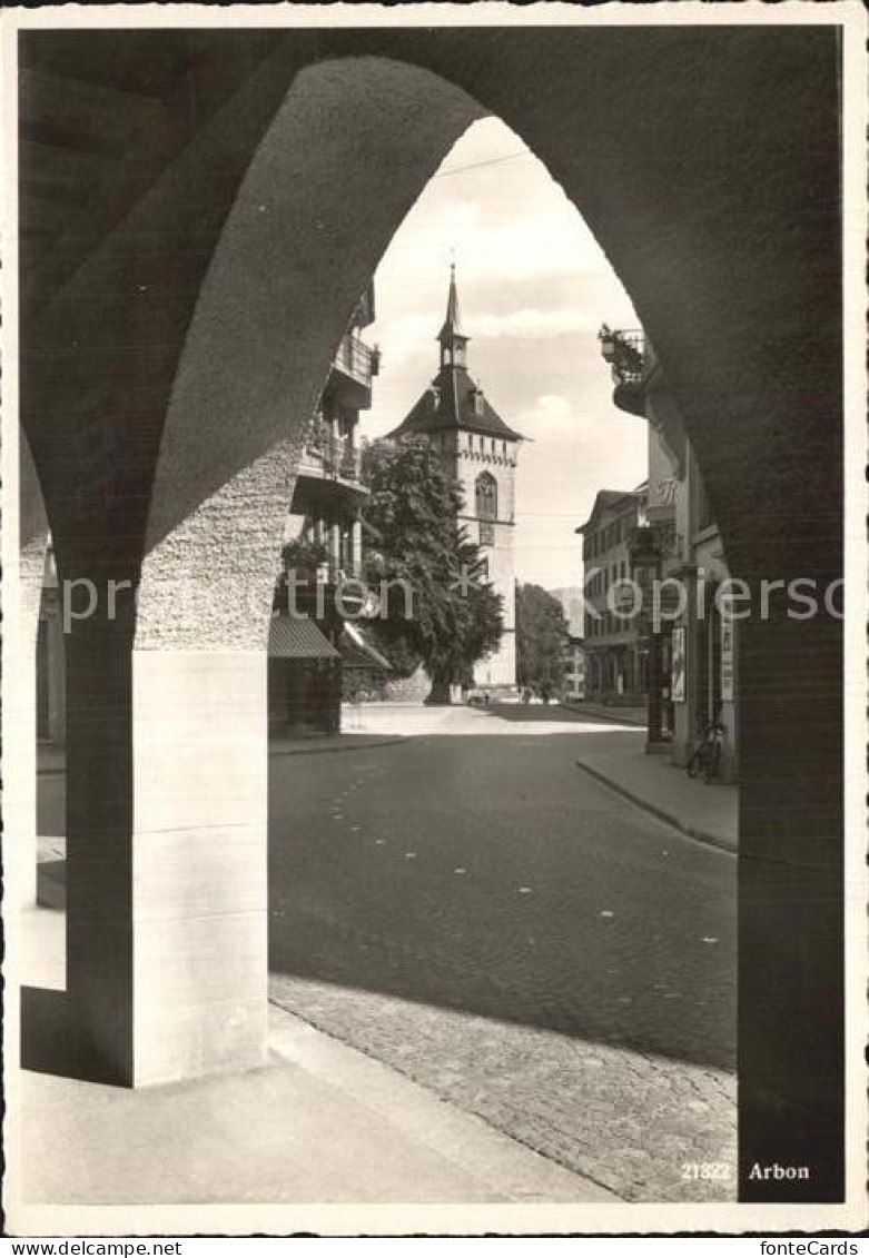 12587741 Arbon  TG Arkaden Hauptstrasse Turm  - Autres & Non Classés