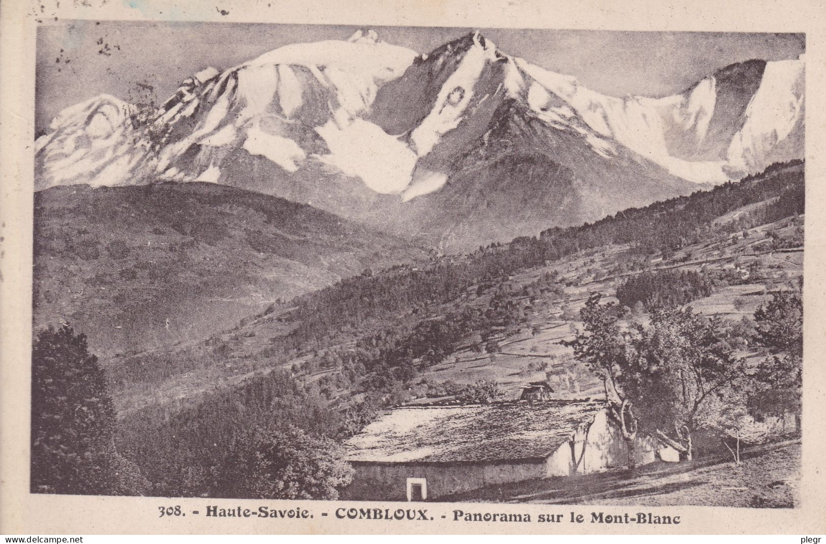 0-74083 01 02+16 - COMBLOUX - PANORAMA SUR LE MONT BLANC - Combloux