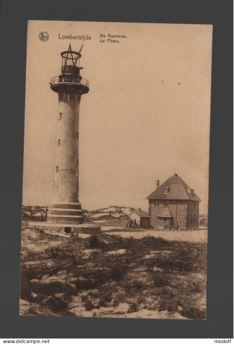 CPA - Belgique - Lombartzijde - De Vuurtoren (Le Phare) - Non Circulée - Middelkerke