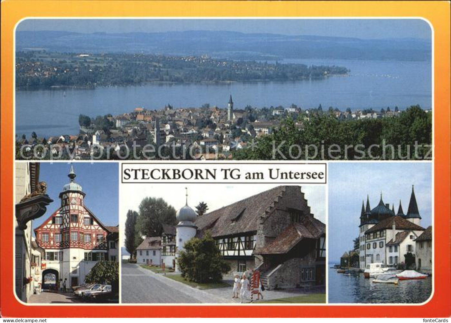 12587720 Steckborn Untersee Panorama Bodensee Rathaus Refektorium Turmhof Steckb - Autres & Non Classés