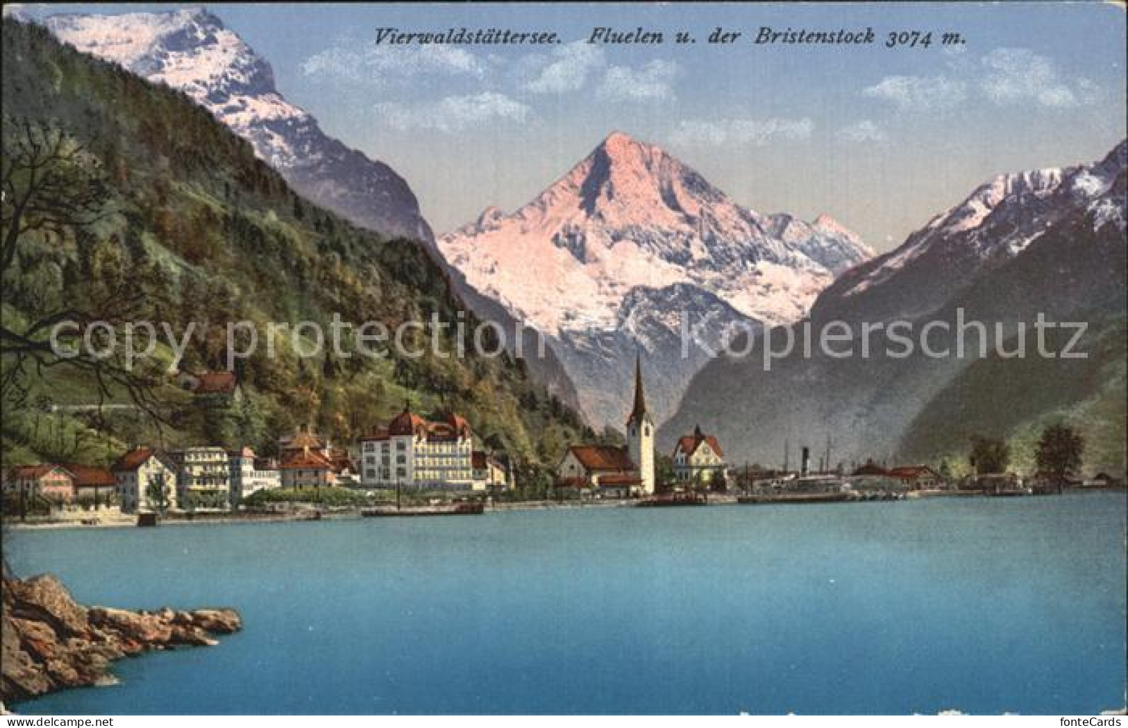 12587700 Flueelen UR Vierwaldstaettersee Bristenstock Glarner Alpen Flueelen - Sonstige & Ohne Zuordnung