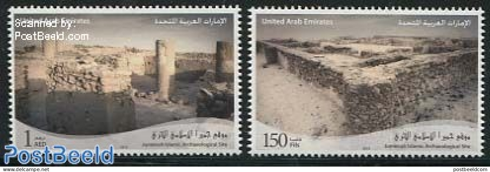 United Arab Emirates 2013 Archeology In Jumeirah 2v, Mint NH, History - Archaeology - Archäologie