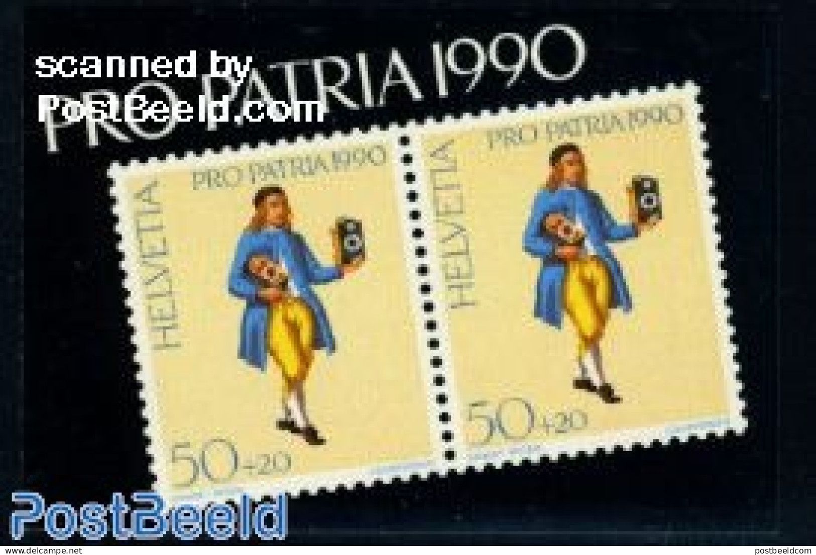 Switzerland 1990 Pro Patria Booklet, Mint NH, Stamp Booklets - Art - Clocks - Ungebraucht