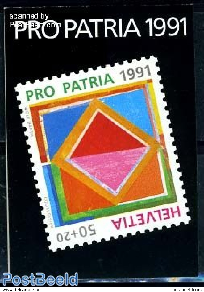 Switzerland 1991 Pro Patria Booklet, Mint NH, Stamp Booklets - Art - Modern Art (1850-present) - Unused Stamps