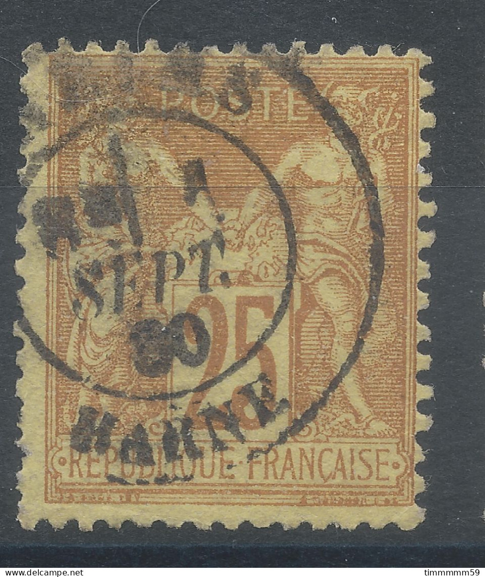 Lot N°82887   N°92, Oblitéré Cachet à Date - 1876-1898 Sage (Type II)